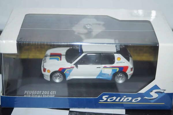 Solido peugeot 205 gti dimma rallye white 1:43rd ref s4310805