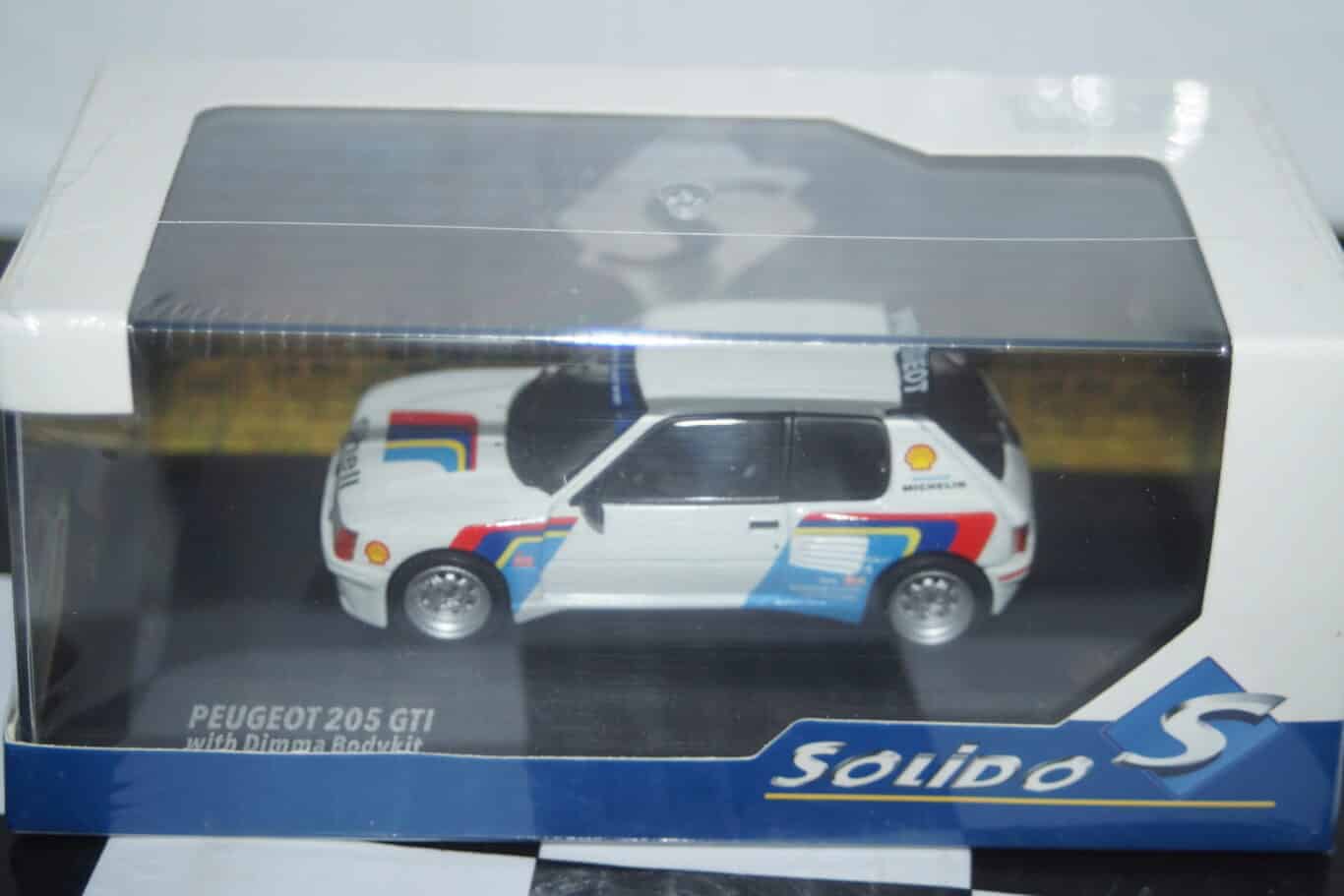 Solido peugeot 205 gti dimma rallye white 1:43rd ref s4310805