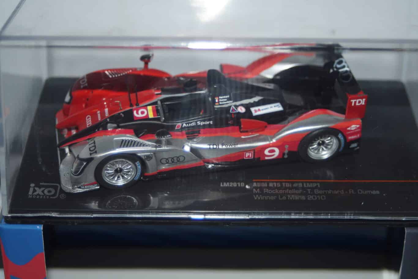 Ixo audi r15 tdi #9 lmp1 winner lemans 2010 ref lm2010 in 1/43rd
