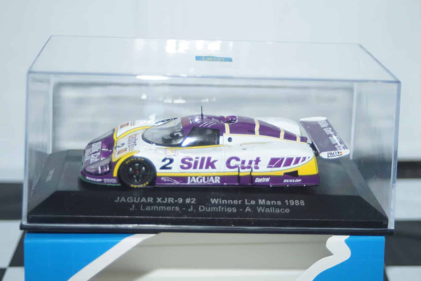 Ixo jaguar xjr-9 #2 le mans winner 1988 diecast 1:43 lm1988