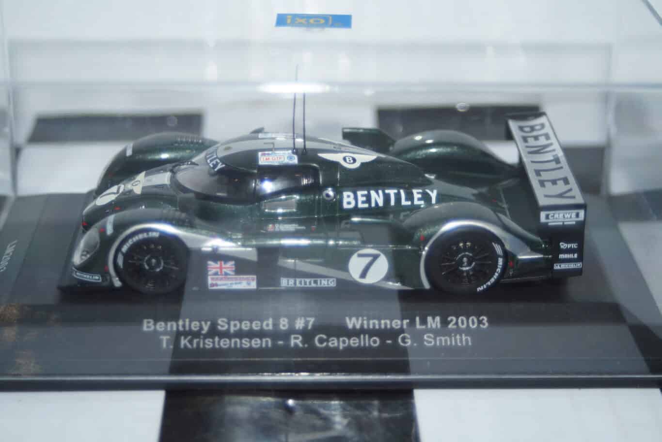 Ixo bentley speed 8 #7 winner le mans 2003 1:43 lm2003