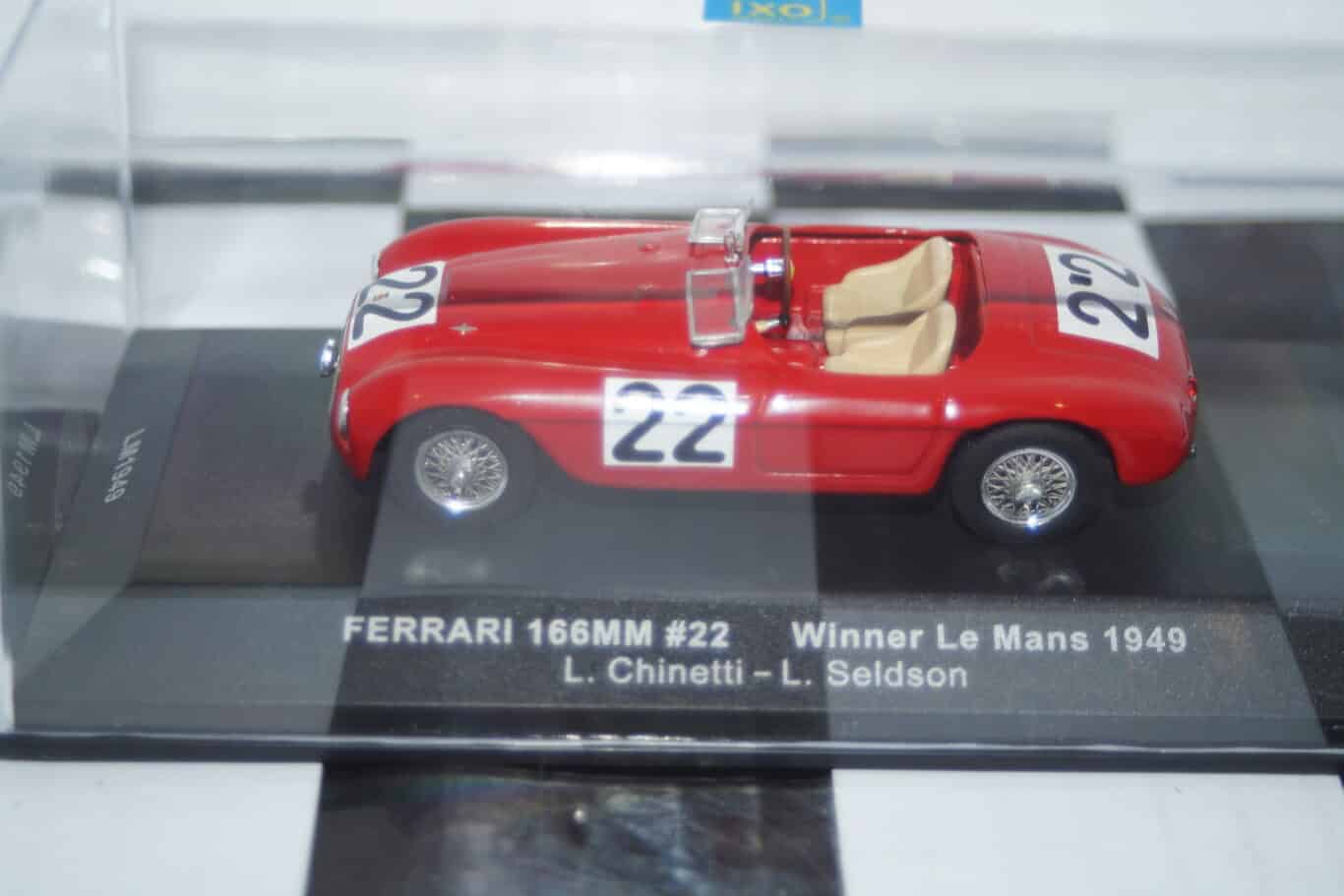 Ixo ferrari 166mm #22 winner le mans 1949 diecast 1:43 lm1949