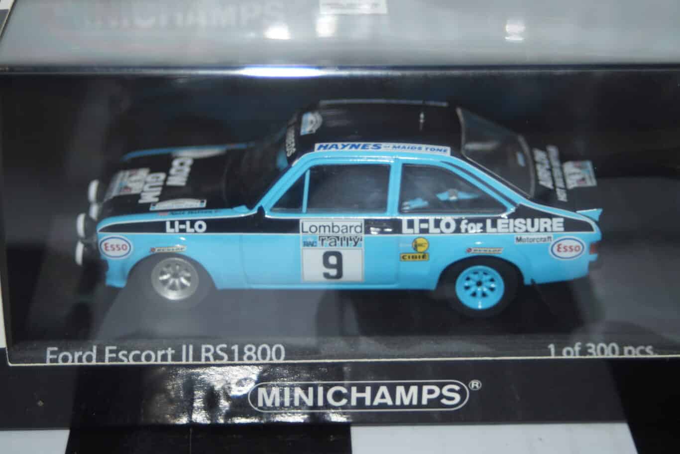 Minichamps ford escort mk2 rs1800 #1 rac 1975 makinen 400 758401 1:43