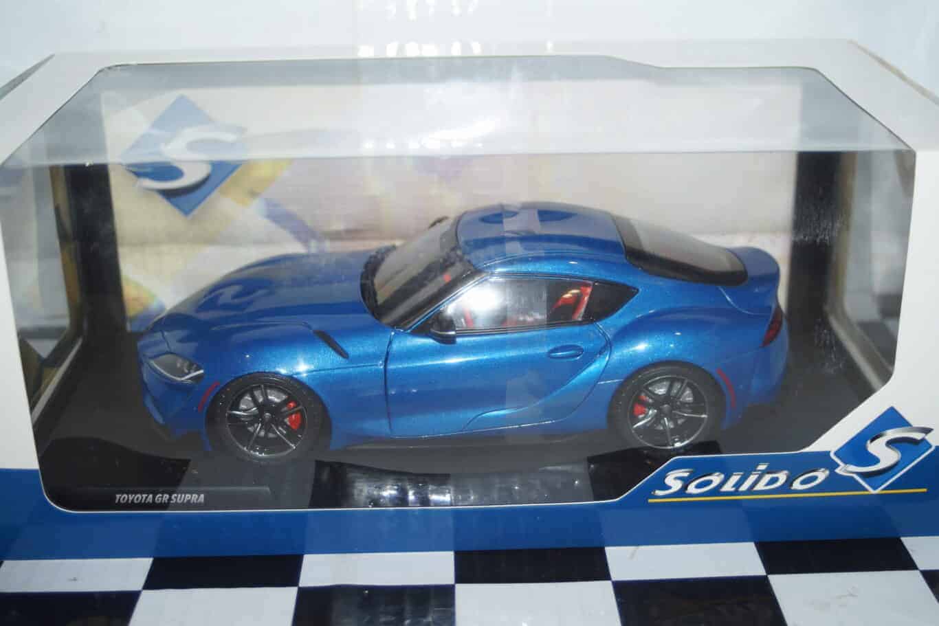 Solido toyota gr supra metallic blue 2021 1:18th ref s1809003