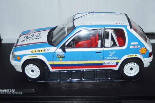 Solido peugeot 205 rallye 1.9l mk1 the schwab collection 1990 1:18th ref s1801716