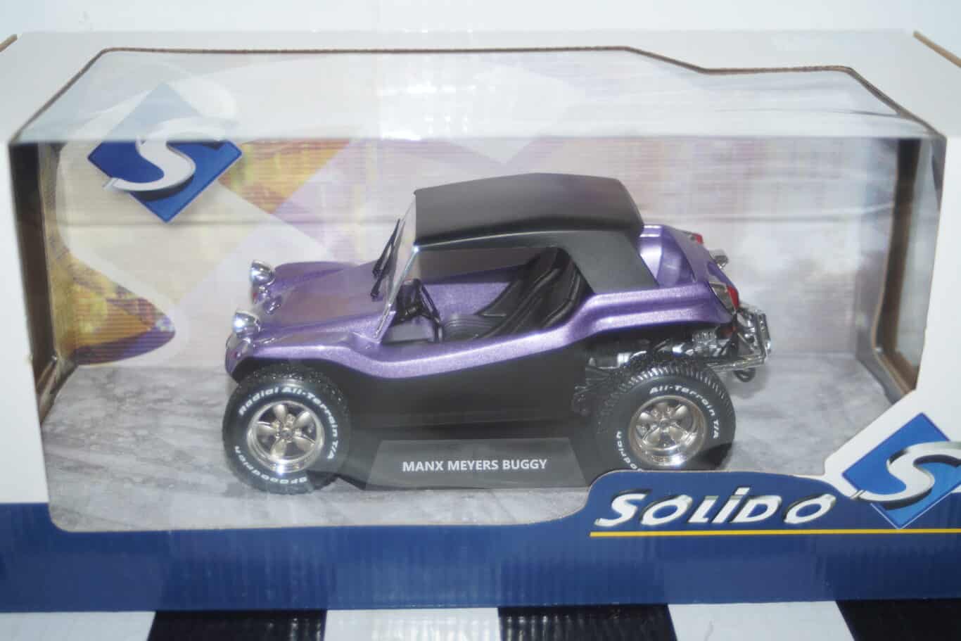 Solido manx meyers buggy 1968 purple metallic 1:18th ref s1802706