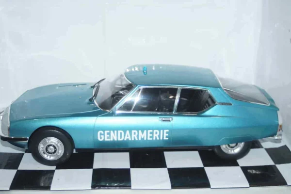 Norev citroen sm 1973 gendarmerie turquoise 1:12 scale ref 121703