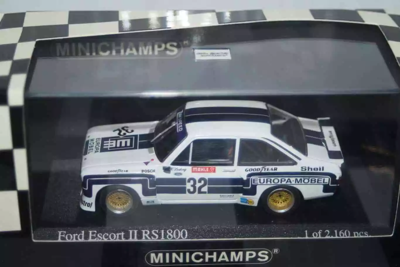 Minichamps ford escort mk2 rs1800 #32 drm supersprint 1976 768432