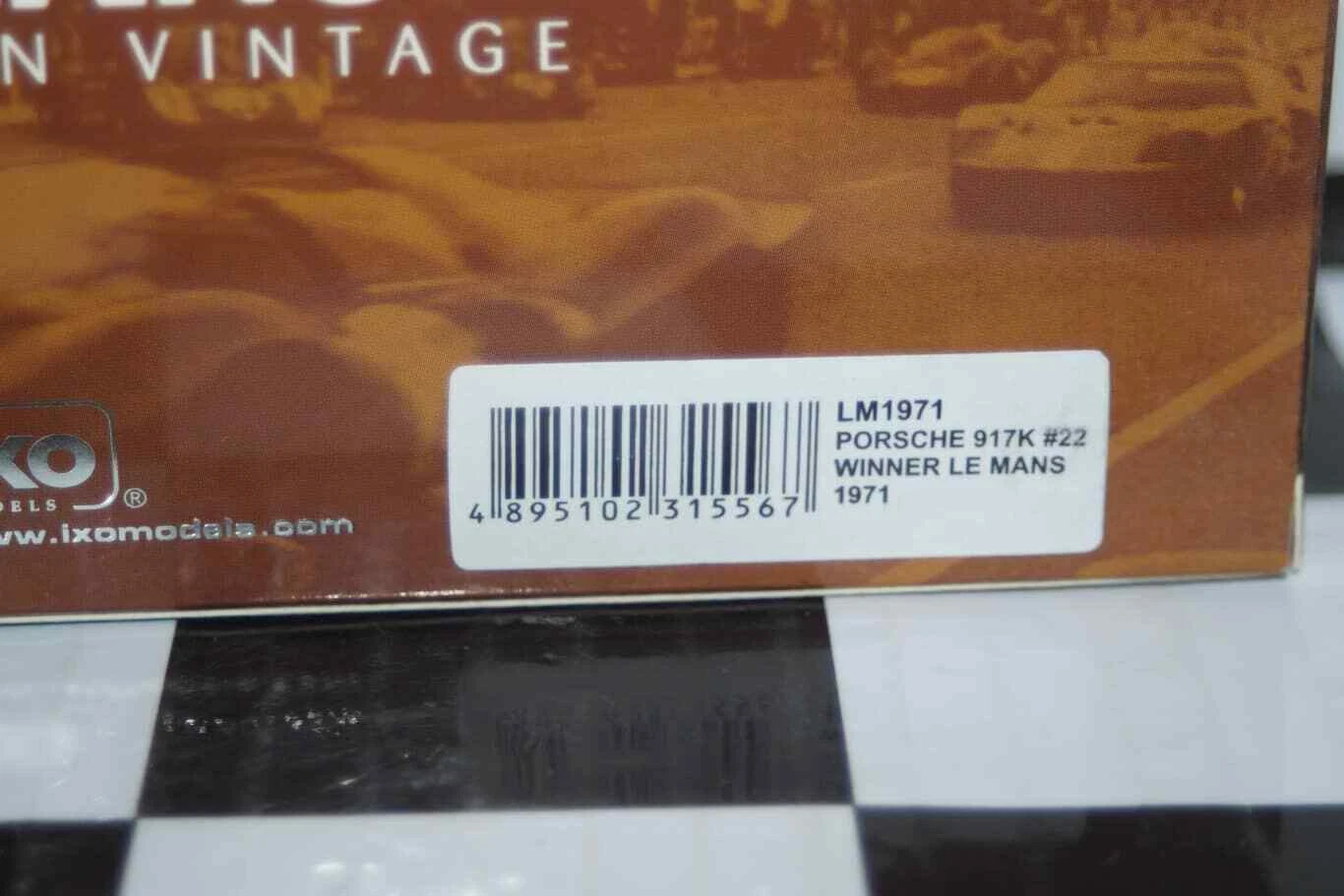 Ixo porsche 917k #22 winner le mans 1971 1:43 lm1971