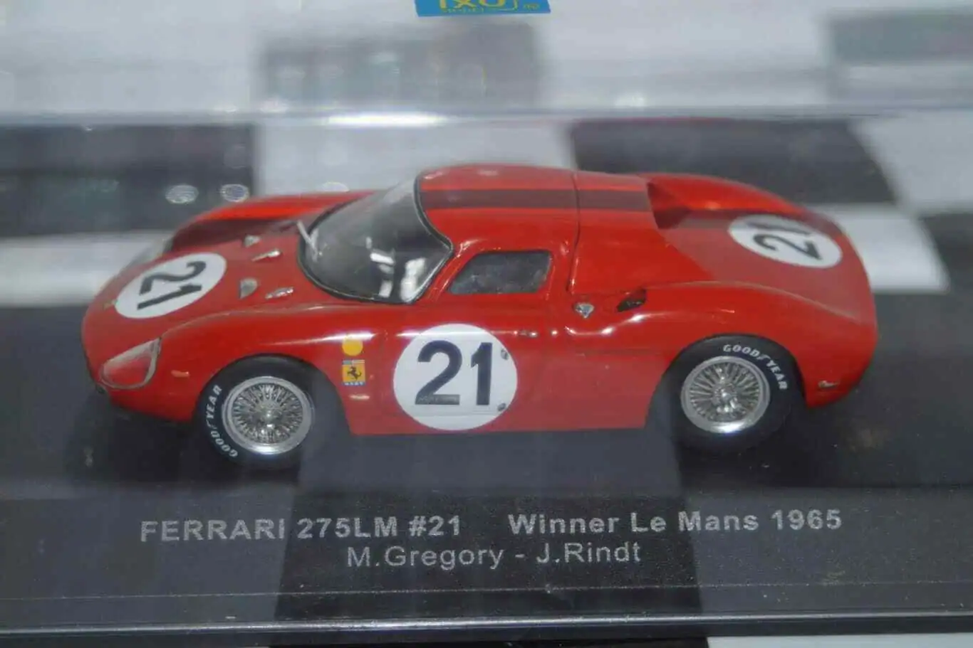 Ixo ferrari 275lm #21 winner le mans 1965 diecast 1:43 lm1965