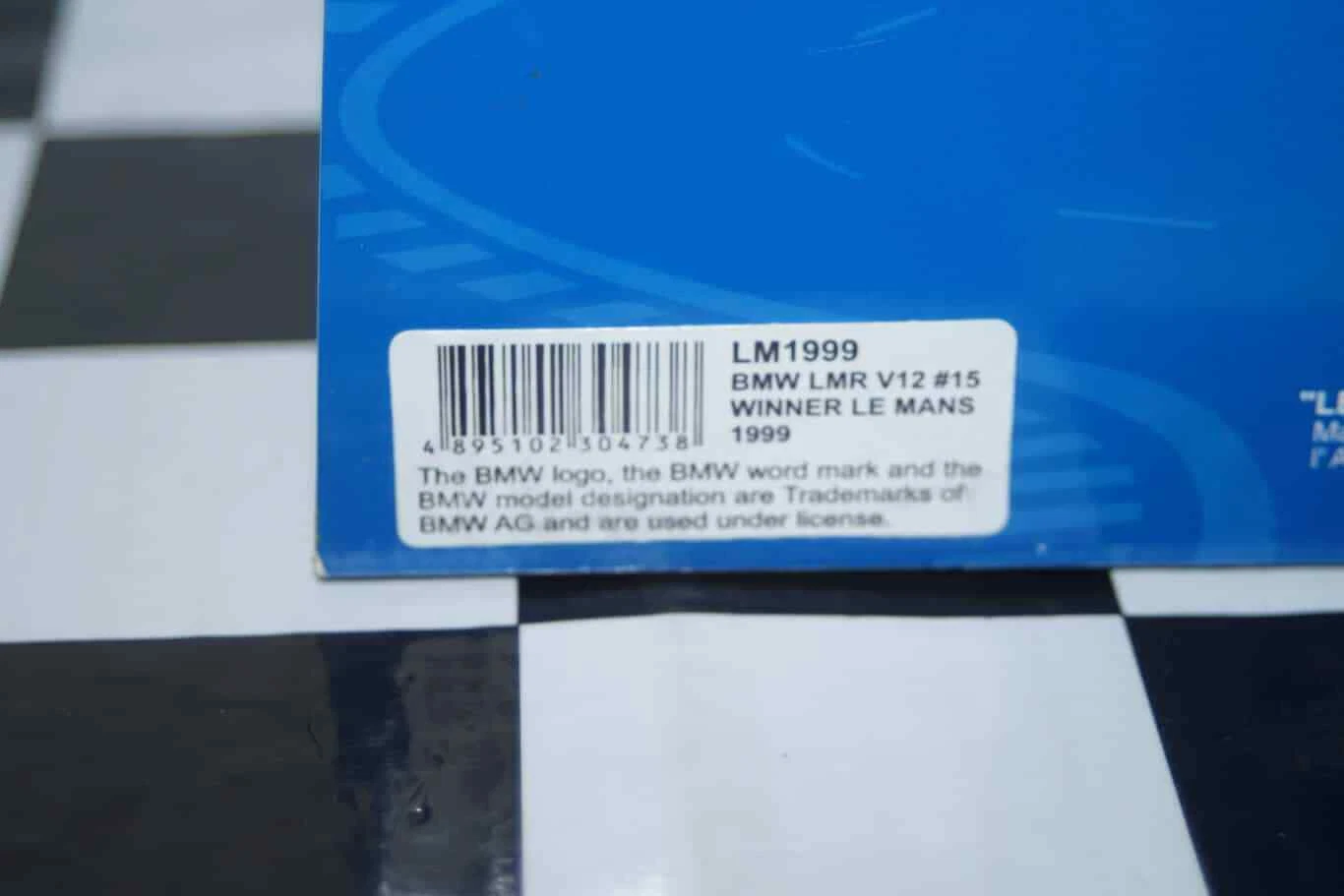Ixo bmw lmr v12 #15 winner le mans 1999 1:43 diecast lm1999