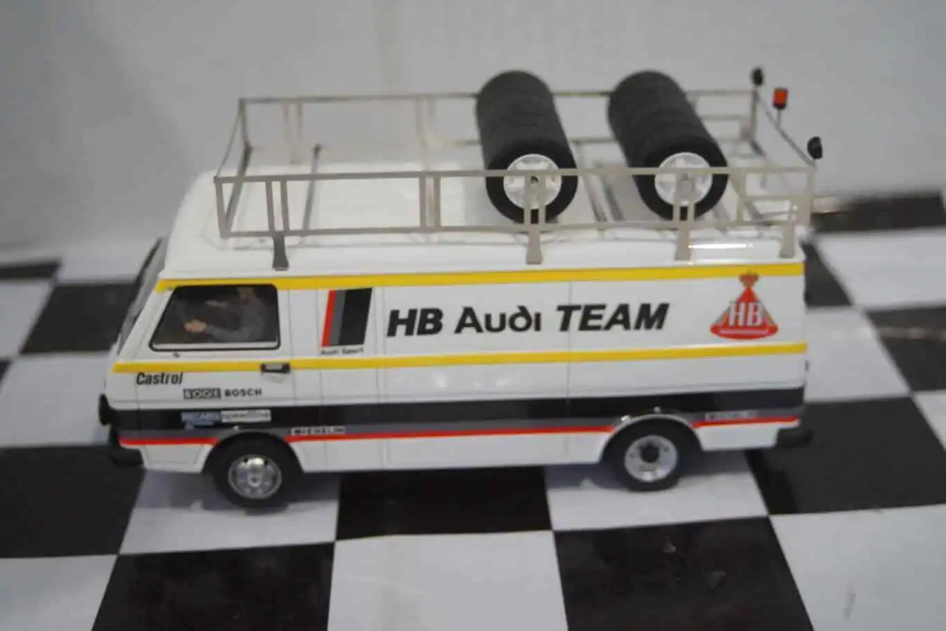 Avant slot audi service van,trailer and audi s1 #2 rally monte carlo 1986 ref rsv2301