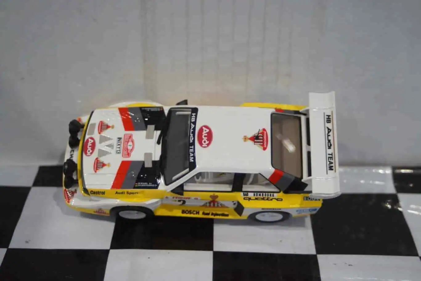 Avant slot audi service van,trailer and audi s1 #2 rally monte carlo 1986 ref rsv2301