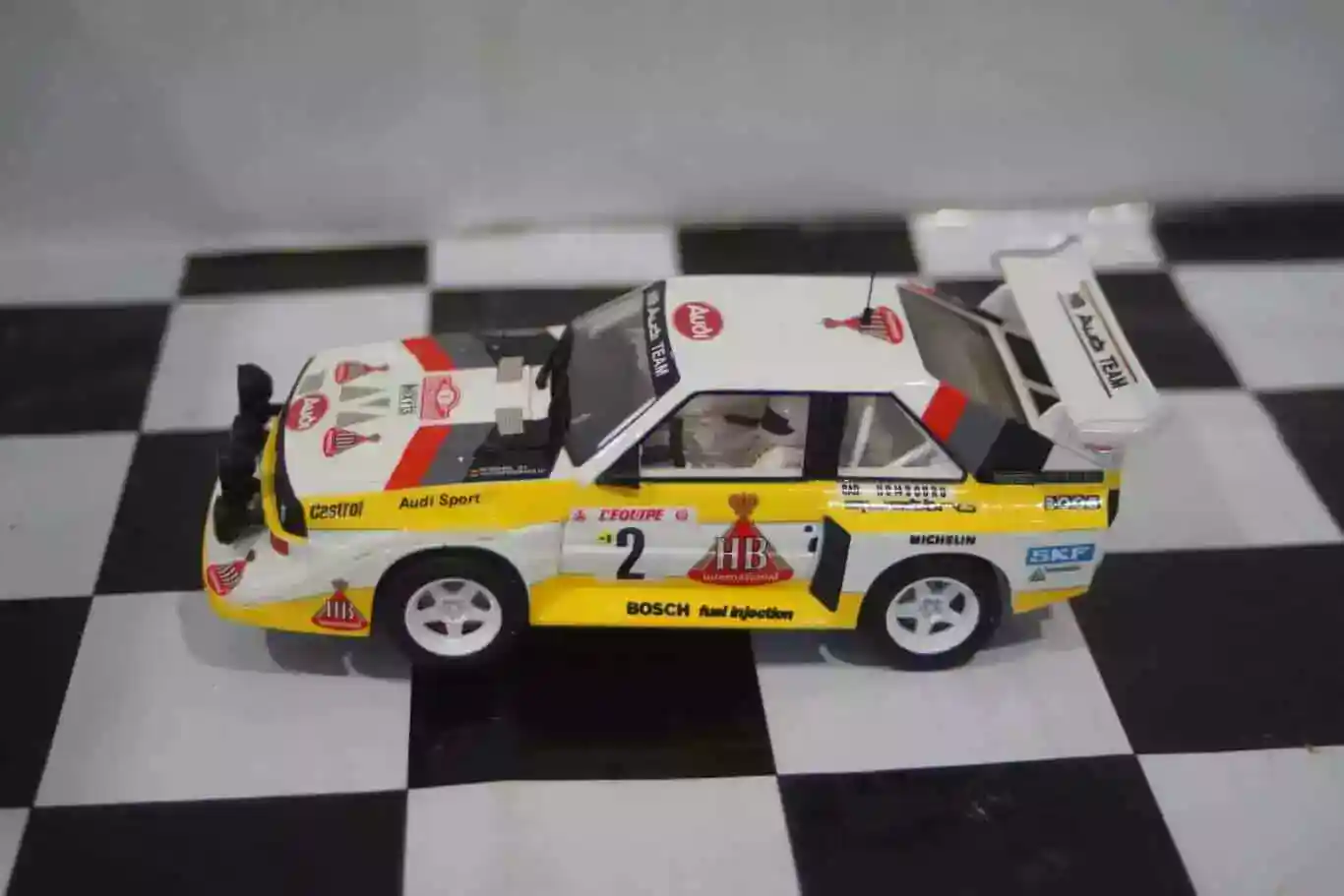 Avant slot audi service van,trailer and audi s1 #2 rally monte carlo 1986 ref rsv2301