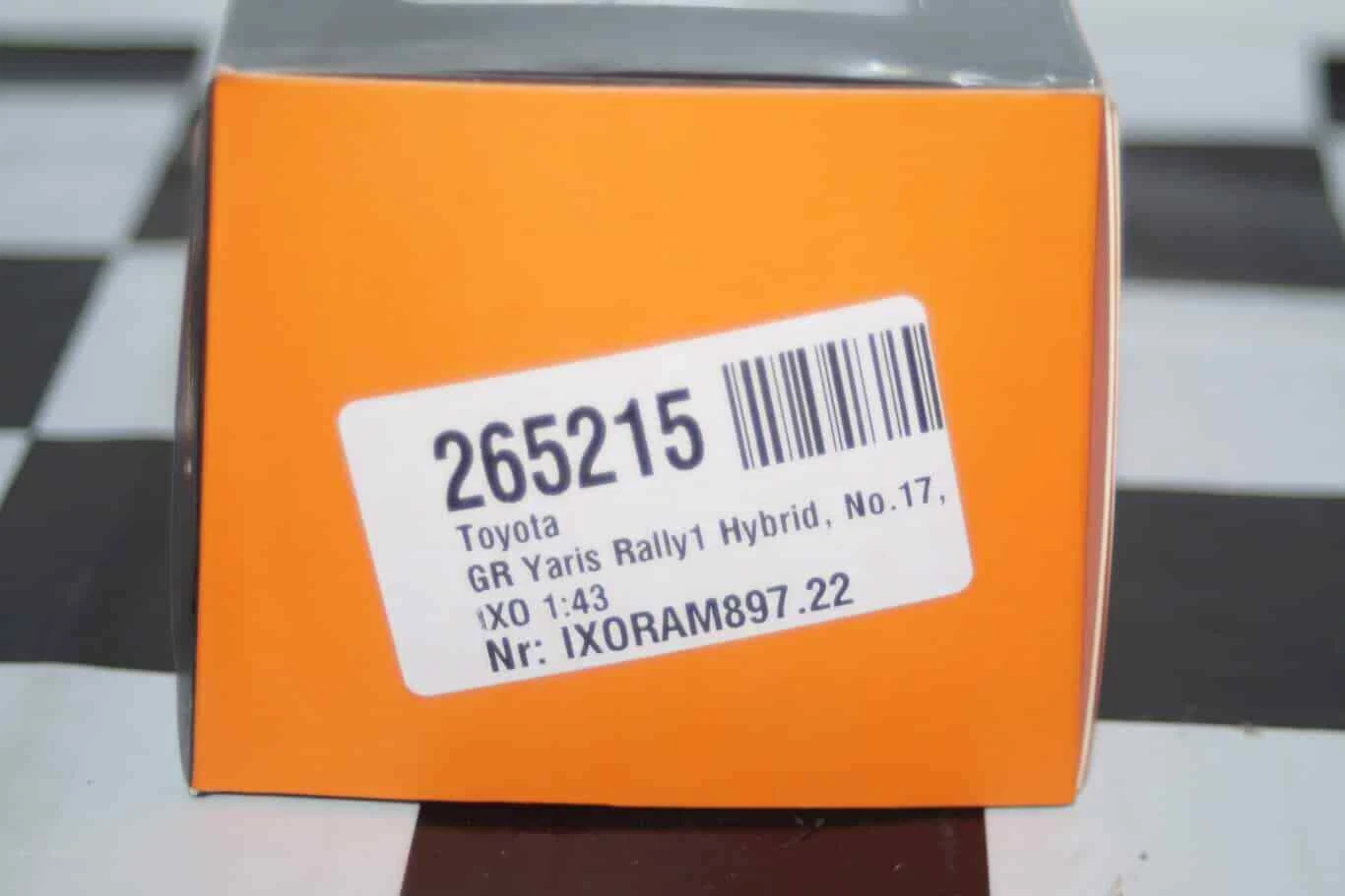 Ixo toyota gr yaris rally 1#17 winner monte carlo rally 2023 s.ogier ram897.22