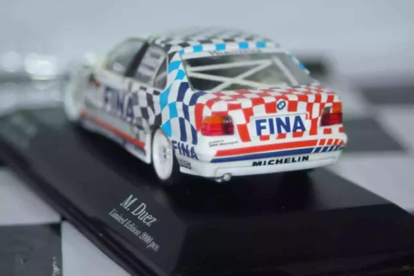 Minichamps bmw 318i world cup monza 1993 #4 duez 1:43 diecast 434932304