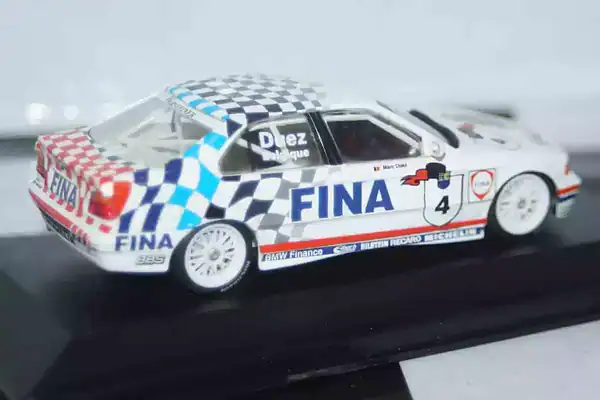 Minichamps bmw 318i world cup monza 1993 #4 duez 1:43 diecast 434932304