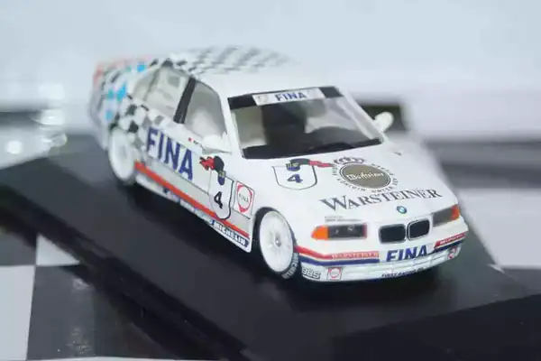 Minichamps bmw 318i world cup monza 1993 #4 duez 1:43 diecast 434932304