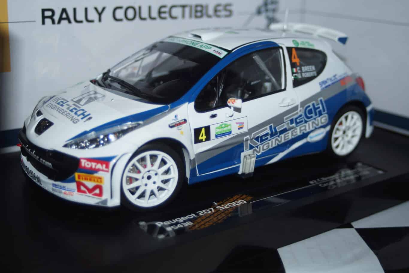 Sunstar peugeot 207 s2000 circuit of ireland 2012 c.breen #4 ltd 1999 1:18 ref 5438