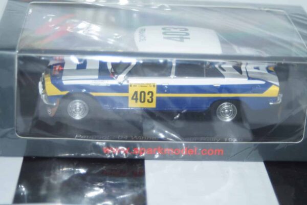 Spark peugeot 504 winner codasur rally #403 1979 j.guichet 1:43 ref s5632