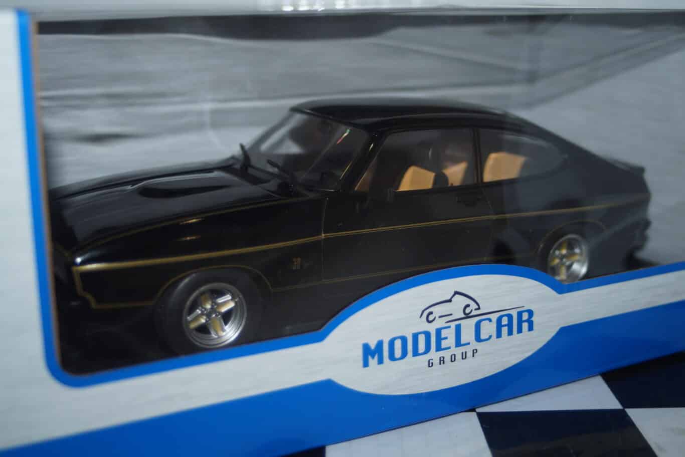 Model car group ford capri mk2 x pack black mcg18348