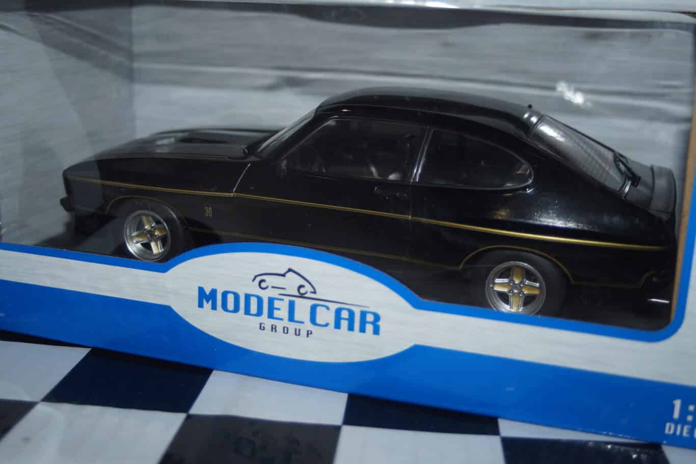 Model car group ford capri mk2 x pack black mcg18348