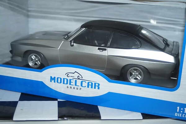 Model car group ford capri mk2 x pack silver/black mcg18349