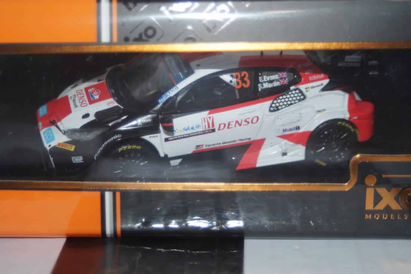 Ixo toyota gr yaris rally 1 winner croatia rally #17 2024 ogier 1:43 ram932