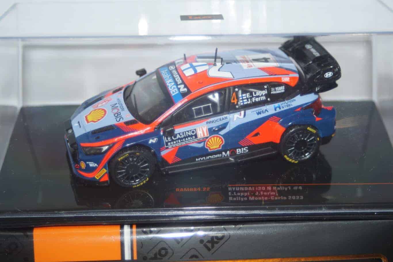 Ixo hyundai i20 n rally1 #6 rally monte carlo 2023 d.sordo ram883.22