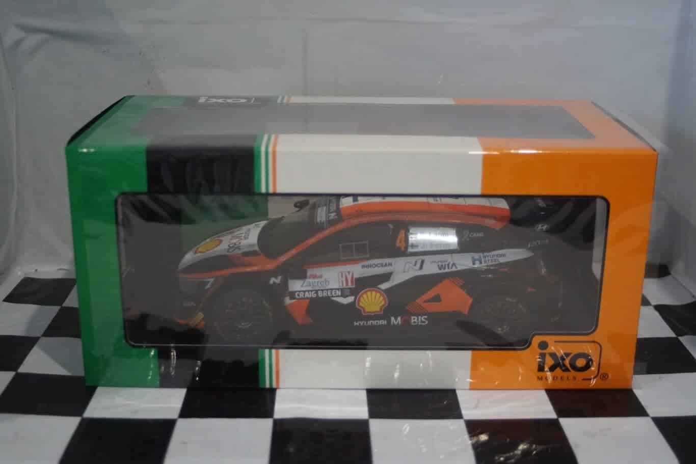 Ixo hyundai i20 rally croatia 2023 #4 e.lappi 1:18 18rmc160b