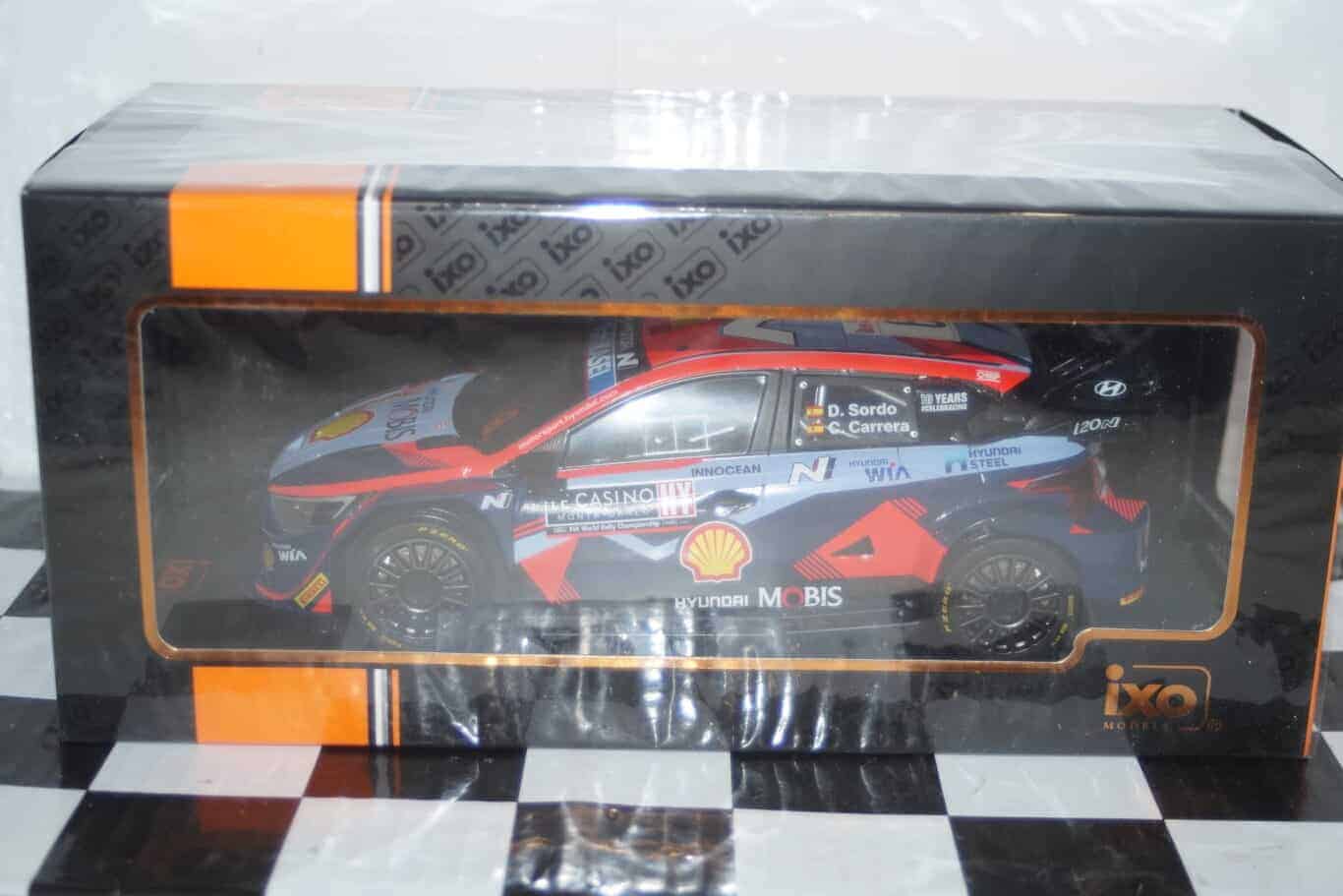 Ixo hyundai i20 n rally1 #6 rally monte carlo 2023 d.sordo ram883.22