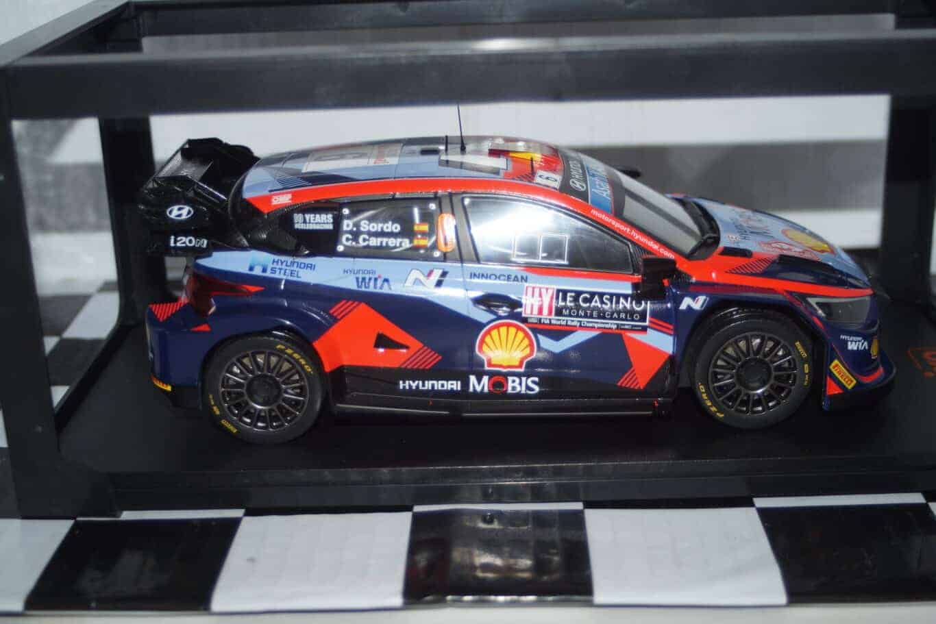 Ixo hyundai i20 n rally1 #6 rally monte carlo 2023 d.sordo ram883.22