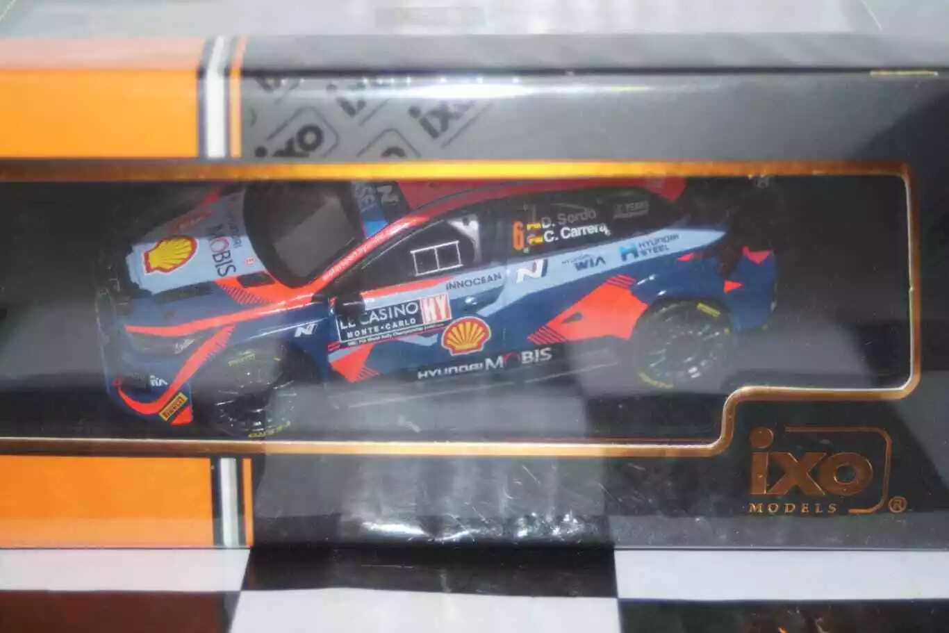 Ixo hyundai i20 n rally1 #6 rally monte carlo 2023 d.sordo ram883.22