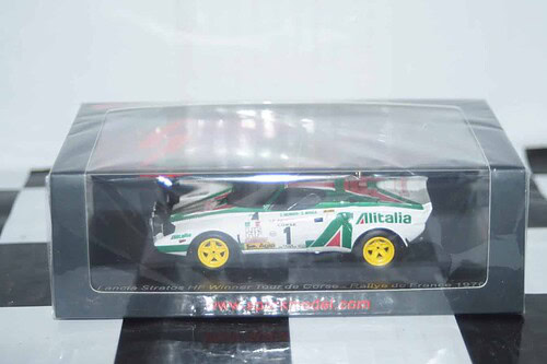 Spark lancia stratos hf winner rally de france #1 1976 munari ref s9089