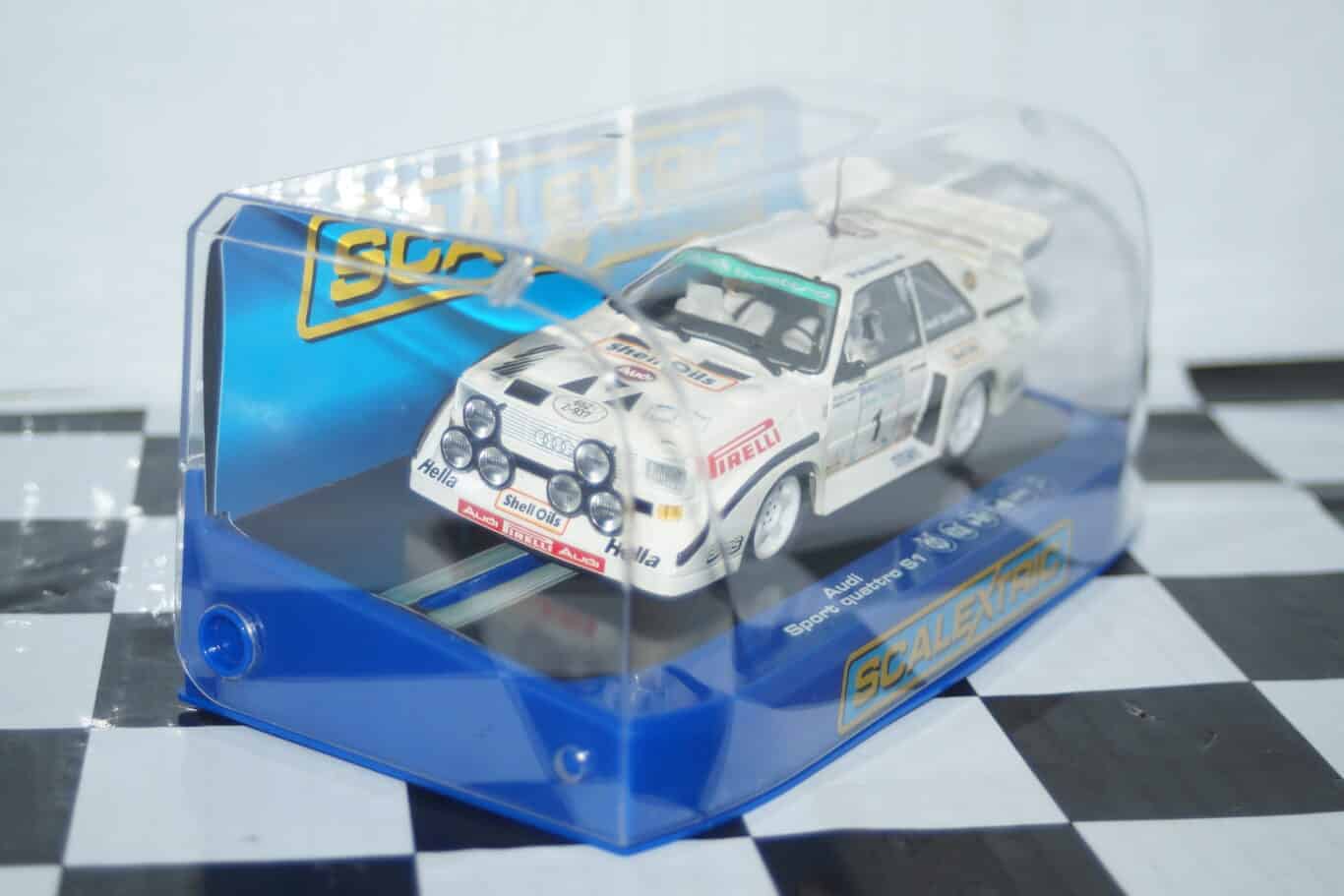 Scalextric audi sport quattro s1 ulster rally 1:32 c3487