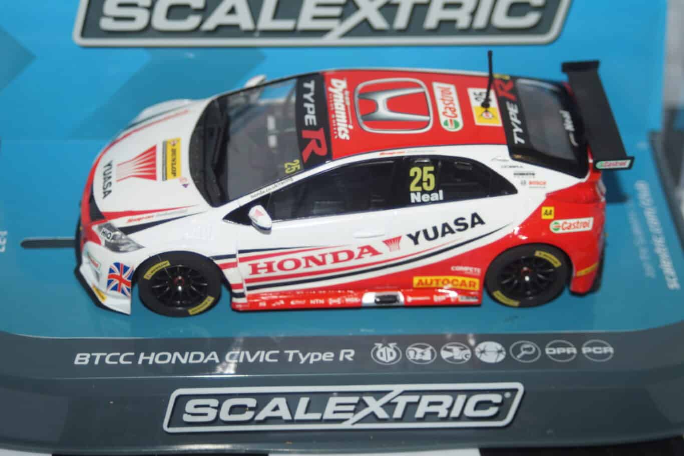 Scalextric honda civic type r btcc 2015 1:32 c3734