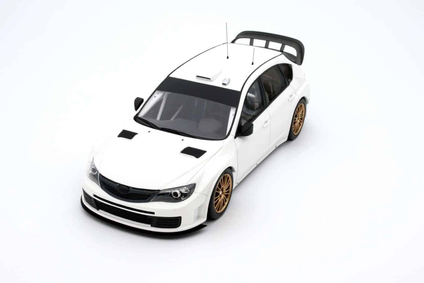 Otto subaru impreza wrc'08 prodrive white 2008 1:18 ot1037
