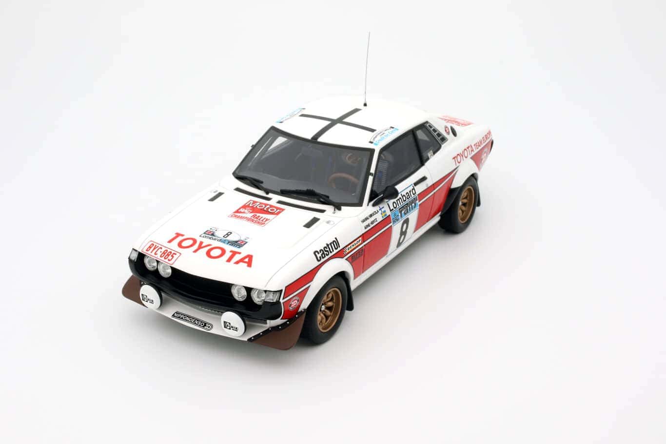 Otto toyota celica ra21 white rac rally 1977 1:18 ot1044