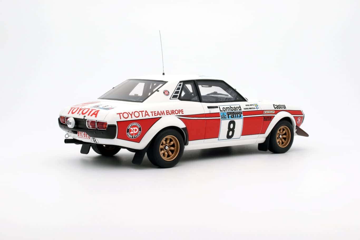 Otto toyota celica ra21 white rac rally 1977 1:18 ot1044