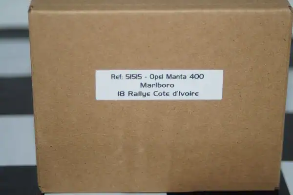 Avant slot opel manta 400 #9 "marlboro" cote d'ivoire1986 1:32 ref 51515