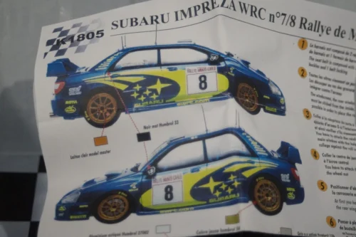 Provence moulage subaru wrc monte carlo 2003 k1805 kit 1:43