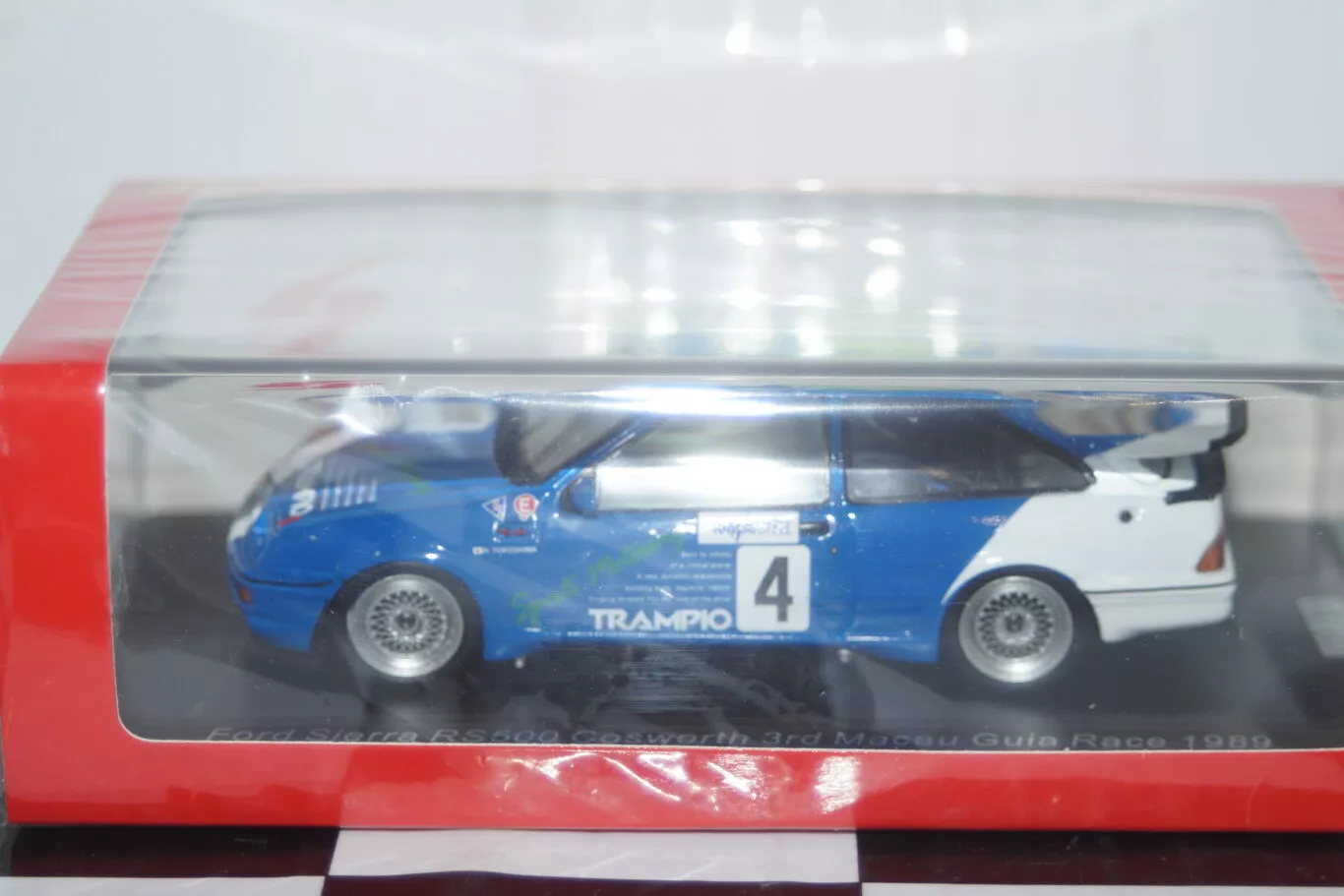Spark ford sierra rs500 cosworth 3rd macau guia race 1989 #4 yokoshima 1:43 resin sa195