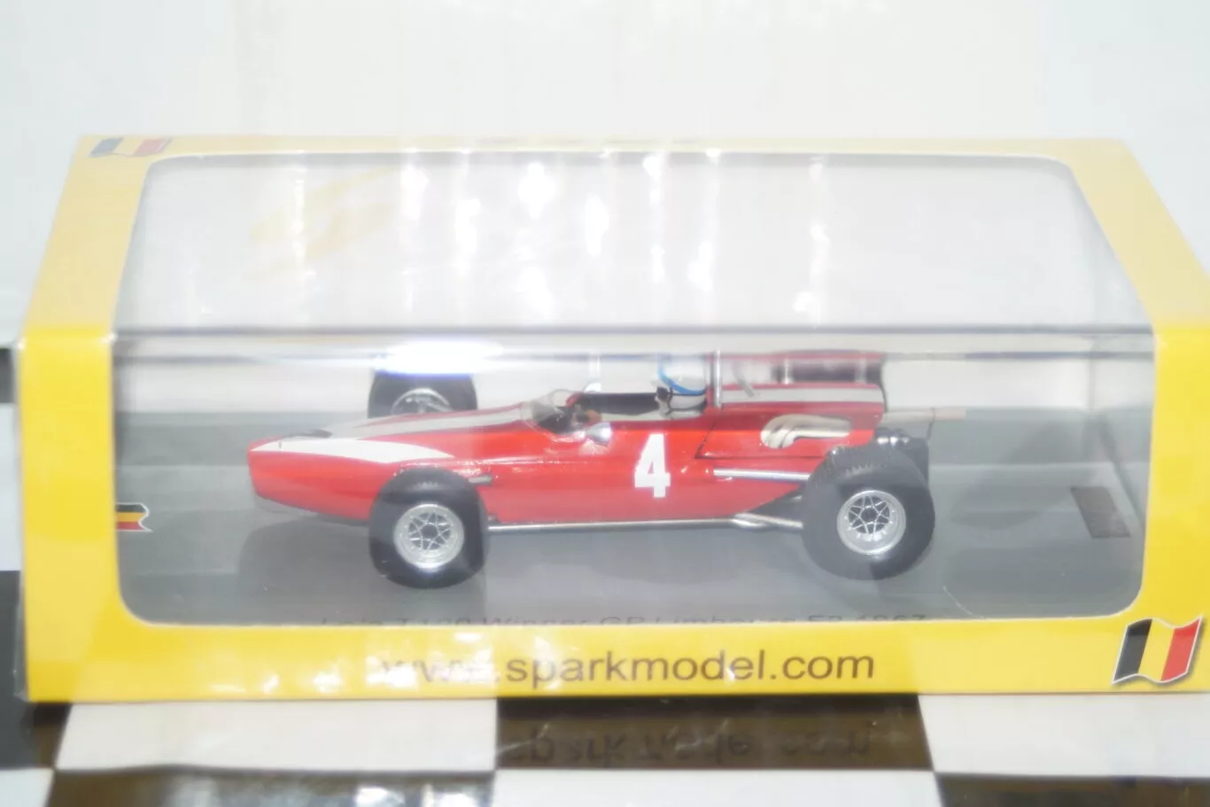 Spark lola t600 winner gp limbourg f2 1967 #4 1:43 resin sb693