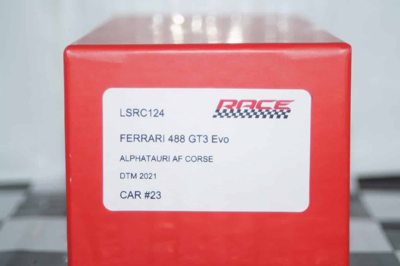 Looksmart ferrari 488 gt3 evo alphatauri af corse 2021 #23 1/43 scale lsrc124