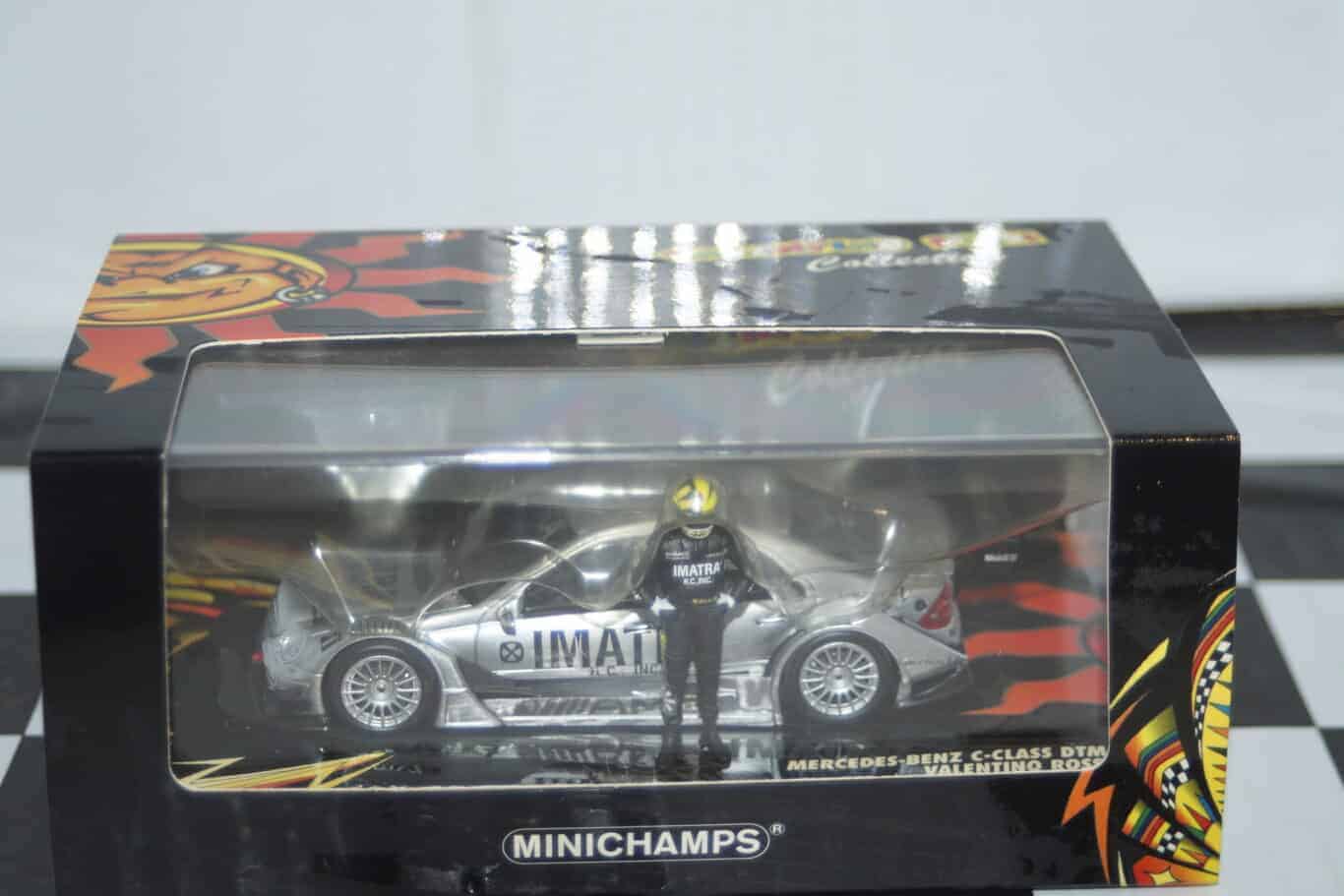 Minichamps mercedes c class rossi hockenheim test 2006 1:43 436 063646