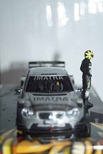 Minichamps mercedes c class rossi hockenheim test 2006 1:43 436 063646