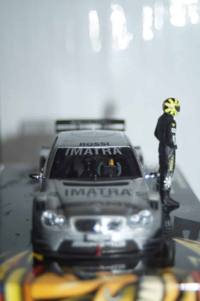 Minichamps mercedes c class rossi hockenheim test 2006 1:43 436 063646