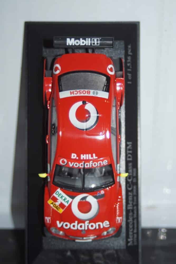 Minichamps mercedes c class brands hatch test'06'  d.hill 400 063592