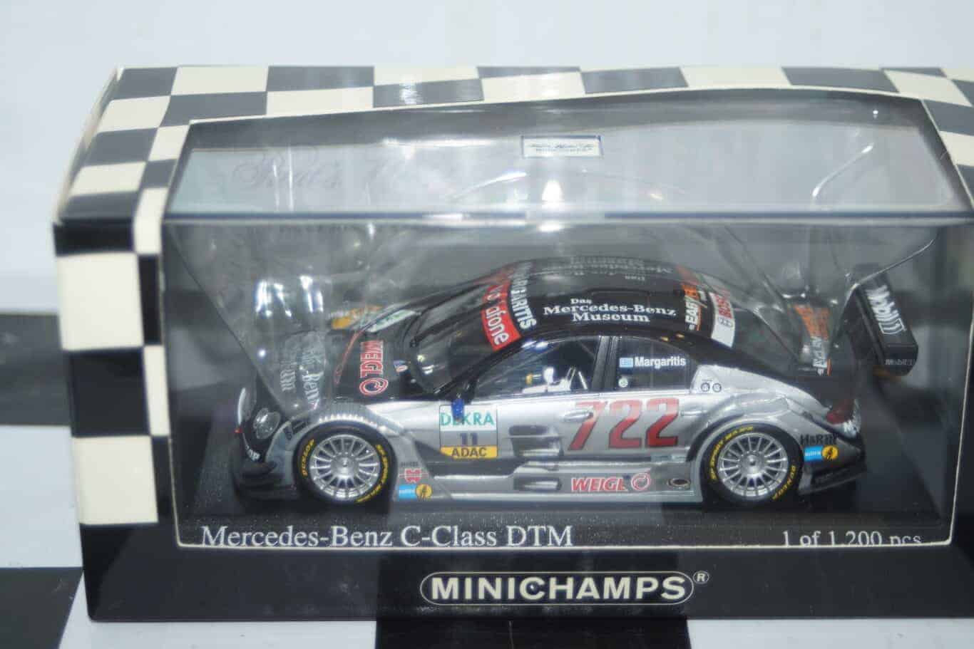 Minichamps mercedes c class 2006 dtm a.margaritis 400 063581