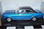 Model car group ford granada mk1 blue / black 1975 rhd uk exclusive mcg18468